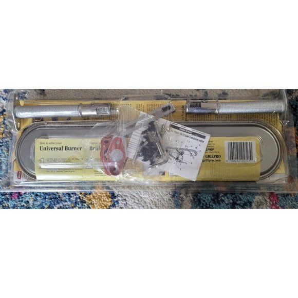 ONWARD MFG - GRILL PRO 25723 Universal Stainless Steel Dual Bar Burner 15.5"NEW - Picture 5 of 7